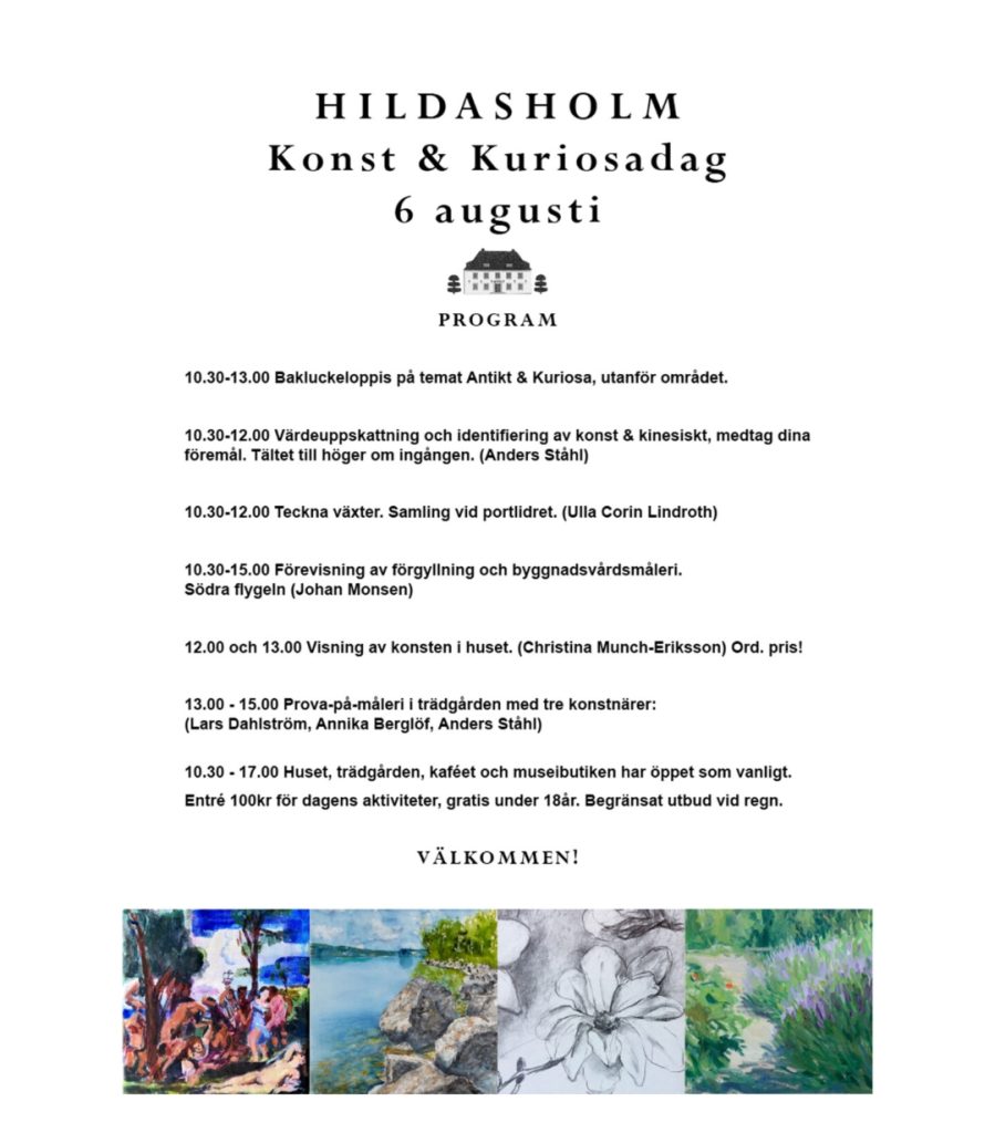 Hildasholm konst och kuriosadag